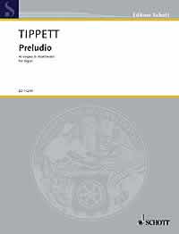 Tippett Preludio Al Vespro Di Monteverdi Organ Sheet Music Songbook