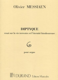 Messiaen Diptyque Organ Sheet Music Songbook