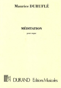 Durufle Meditation Organ Sheet Music Songbook
