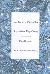 Cabanilles Organistas Espanoles Escuela Valenciano Sheet Music Songbook