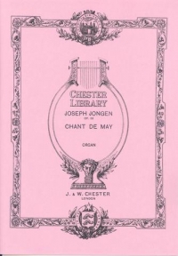 Jongen Chant De May Organ Sheet Music Songbook