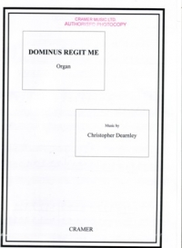 Dearnley Dominus Regit Me Chorale Prelude Organ Sheet Music Songbook