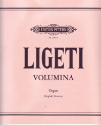 Ligeti Volumina (english Version) Organ Solo Sheet Music Songbook