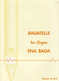 Baga Bagatelle Norris Organ Sheet Music Songbook