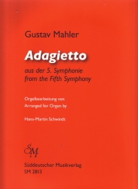 Mahler Adagietto From Symphony No 5 Organ Sheet Music Songbook