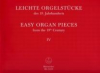 Easy Organ Pieces From The 19th Century Iv Sheet Music Songbook