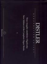 Distler Complete Organ Works Vol 1 Urtext Sheet Music Songbook