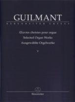 Guilmant Selected Organ Works Vol 5 Concert Piece Sheet Music Songbook