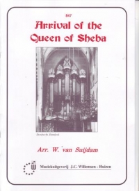 Handel Arrival Of The Queen Of Sheba Organ Solo Sheet Music Songbook