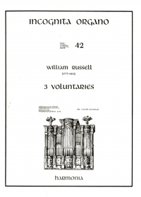 Incognita Organo Vol 42 Russell 3 Voluntaries Sheet Music Songbook
