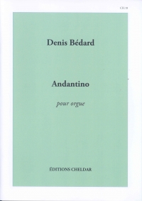 Bedard Andantino Organ Sheet Music Songbook