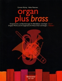 Organ Plus Brass Vol I Organ Score + Wind Score Sheet Music Songbook