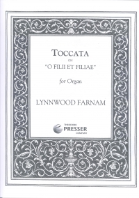 Farnham Toccata On O Fili Et Filiae Organ Sheet Music Songbook