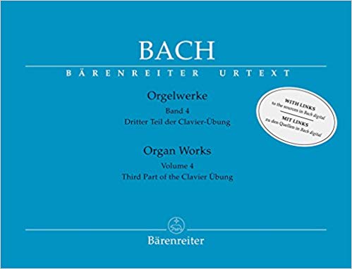 Bach Organ Works Book 4 3rd Part Of Clavier Ubung Sheet Music Songbook