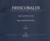 Frescobaldi Organ & Keyboard Works Ii Capricci Sheet Music Songbook