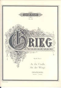 Grieg At The Cradle Op68 No5 Organ Sheet Music Songbook