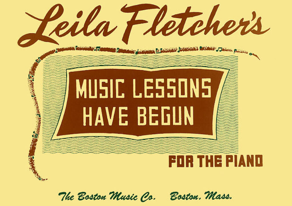 Music Lessons Have Begun Fletcher Sheet Music Songbook
