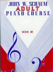 Schaum Adult Piano Course Book 3 Sheet Music Songbook