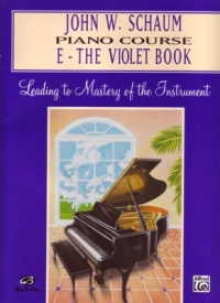 Schaum Piano Course E Violet Sheet Music Songbook