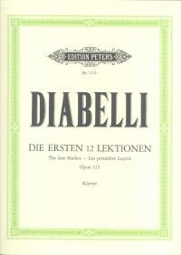 Diabelli First Studies Op125 Ruthardt Piano Sheet Music Songbook
