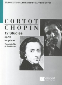Chopin Studies (12) Op10 Eng Cortot Piano Sheet Music Songbook