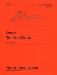 Chopin Studies Complete Op10 & Op25 Piano Sheet Music Songbook