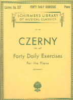 Czerny 40 Daily Exercises Op337 Piano Sheet Music Songbook