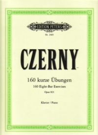 Czerny 160 Eight Bar Exercises Op 821 Piano Sheet Music Songbook