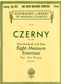 Czerny One Hundred And Sixty (8 Measure Exercises) Sheet Music Songbook