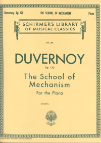 Duvernoy School Of Mechanism Op120 Piano Sheet Music Songbook