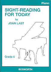 Last Sight Reading For Today Grade 6 Piano Sheet Music Songbook