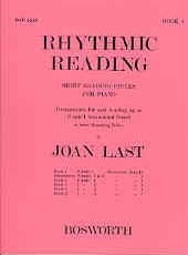 Rhythmic Reading Book 1 Last Piano Sheet Music Songbook