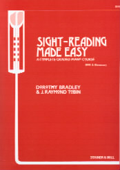 Sight Reading Made Easy Book 2 Bradley/tobin Piano Sheet Music Songbook