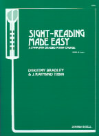 Sight Reading Made Easy Book 4 Bradley/tobin Piano Sheet Music Songbook
