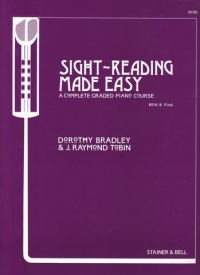 Sight Reading Made Easy Book 8 Bradley/tobin Piano Sheet Music Songbook