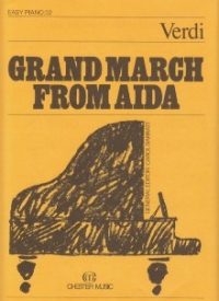 Verdi Grand March From Aida Easy Solo 32 Sheet Music Songbook