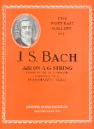 Bach Air On A G String (portrait Ser 02) Sheet Music Songbook