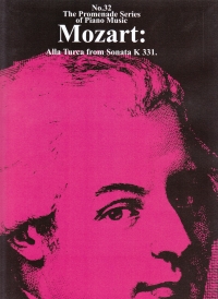 Mozart Alla Turka (sonata K331) Promenade 32 Sheet Music Songbook