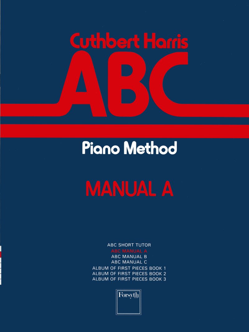 Abc Manual A Harris Abc Piano Method Sheet Music Songbook