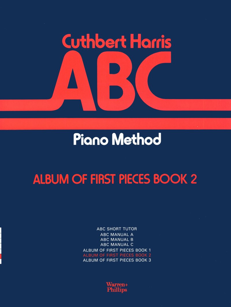 Album Of First Pieces Book 2 Harris Abc Piano Meth Sheet Music Songbook
