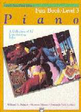 Alfred Basic Piano Fun Book Level 3 Sheet Music Songbook