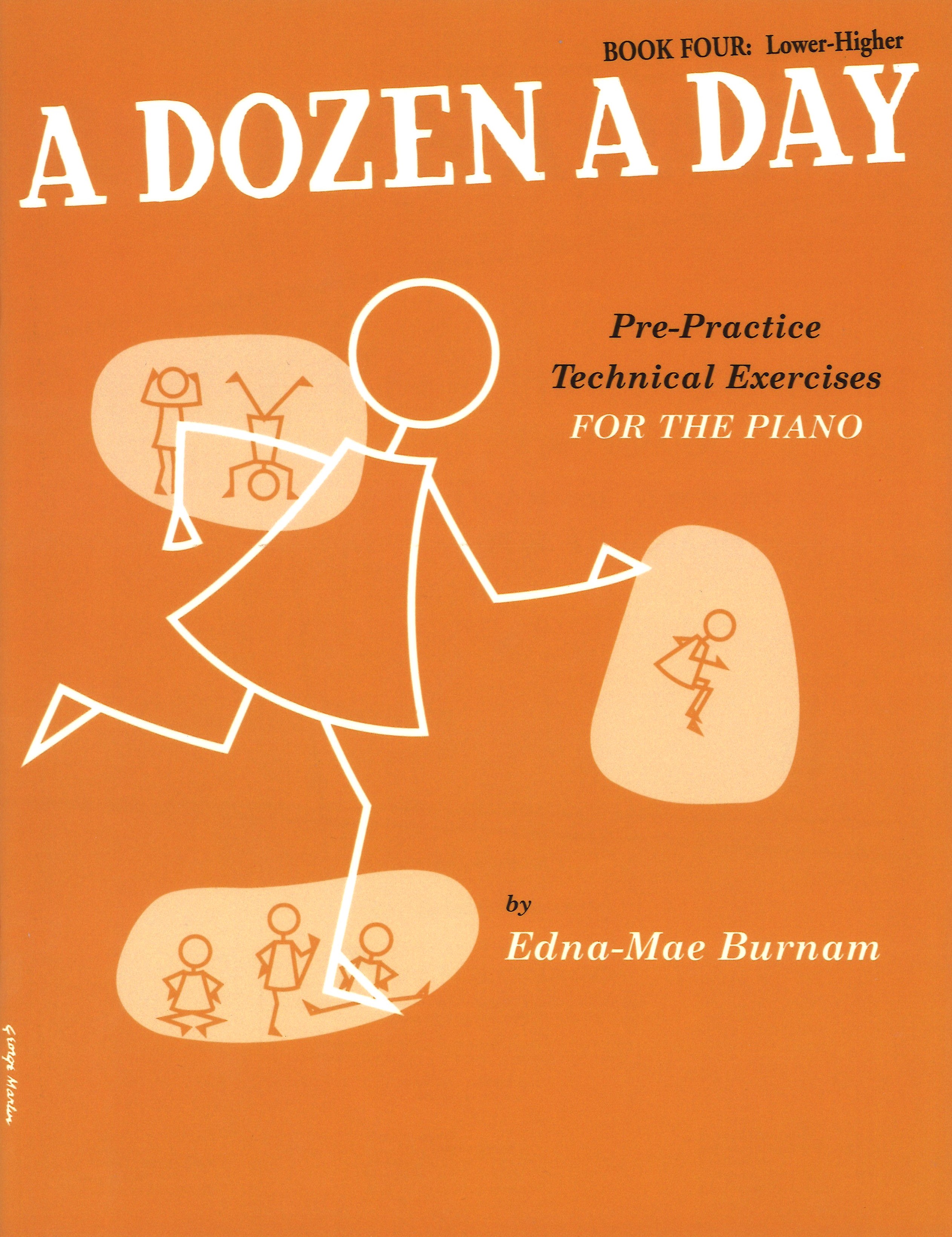 Dozen A Day Book 4 Lower-higher Burnam Piano Sheet Music Songbook