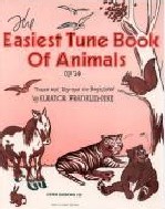 Easiest Tune Book Animals (pike) Piano Sheet Music Songbook