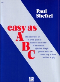 Easy As A B C Sheftel Piano Sheet Music Songbook
