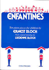 Bloch Enfantines Piano Sheet Music Songbook