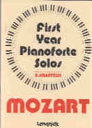 First Year Mozart Krentzlin Piano Sheet Music Songbook