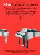 More Classics To Moderns Book 1 Agay Piano Sheet Music Songbook