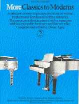 More Classics To Moderns Book 2 Agay Piano Sheet Music Songbook