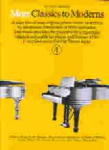 More Classics To Moderns Book 4 Agay Piano Sheet Music Songbook