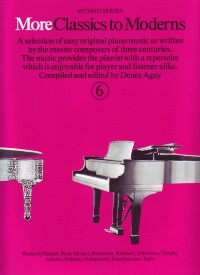 More Classics To Moderns Book 6 Agay Piano Sheet Music Songbook
